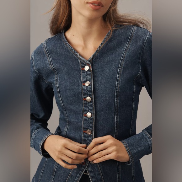 Aligne Denim Blouse - Picture 3 of 7